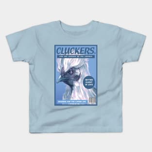 Cluckers Chicken Magazine Kids T-Shirt